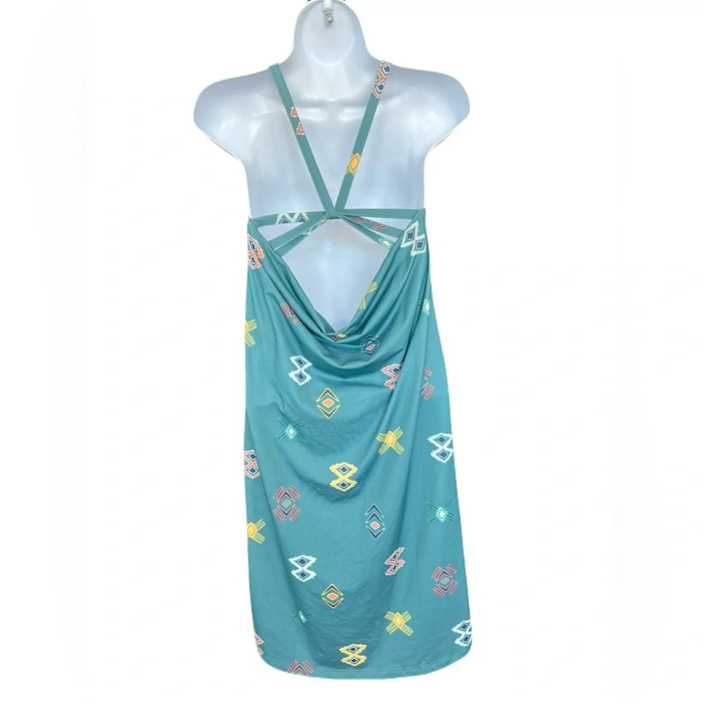 π EUC PATAGONIA Sliding Rock Teal Dress | Womenβs Small - Picture 4 of 9